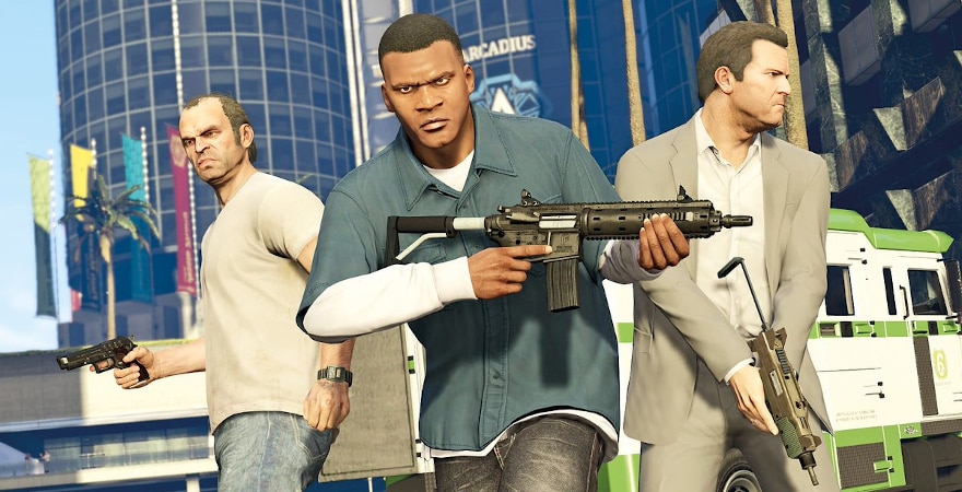 Grand Theft Auto V - main actors