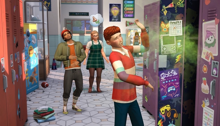 The Sims 4 High School Years Expansion Pack - students