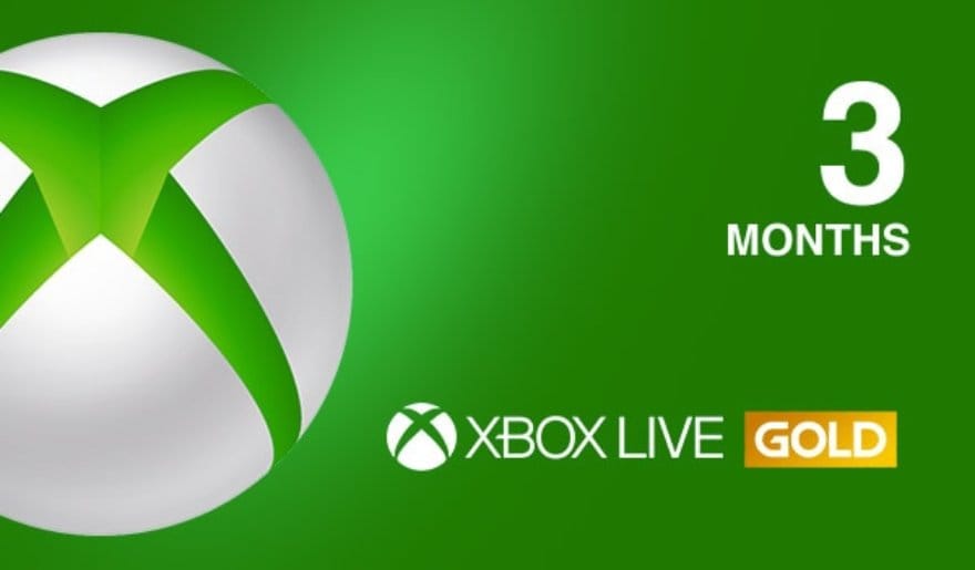 Xbox Live GOLD Subscription Card 3 months